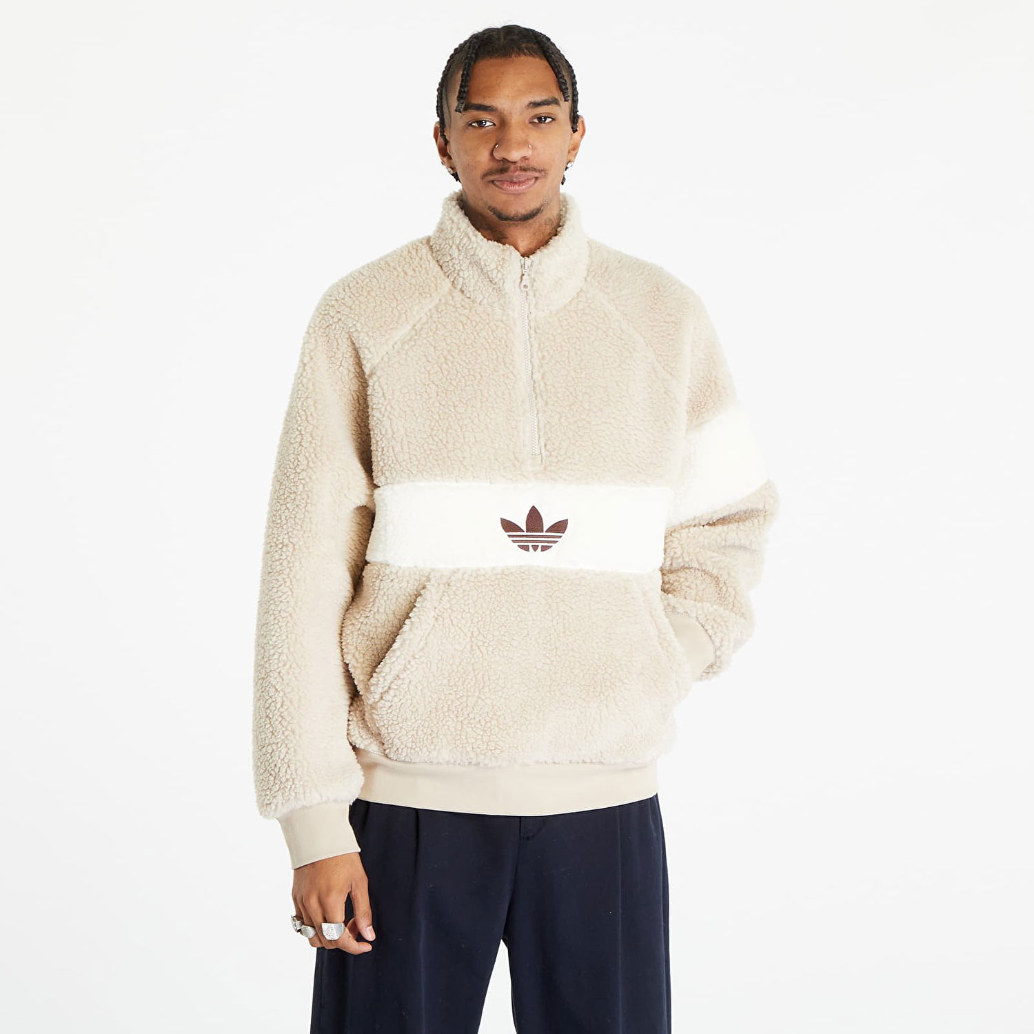 Bunda adidas Originals Winter Fleece Jacket Béžová | HZ0719, 0