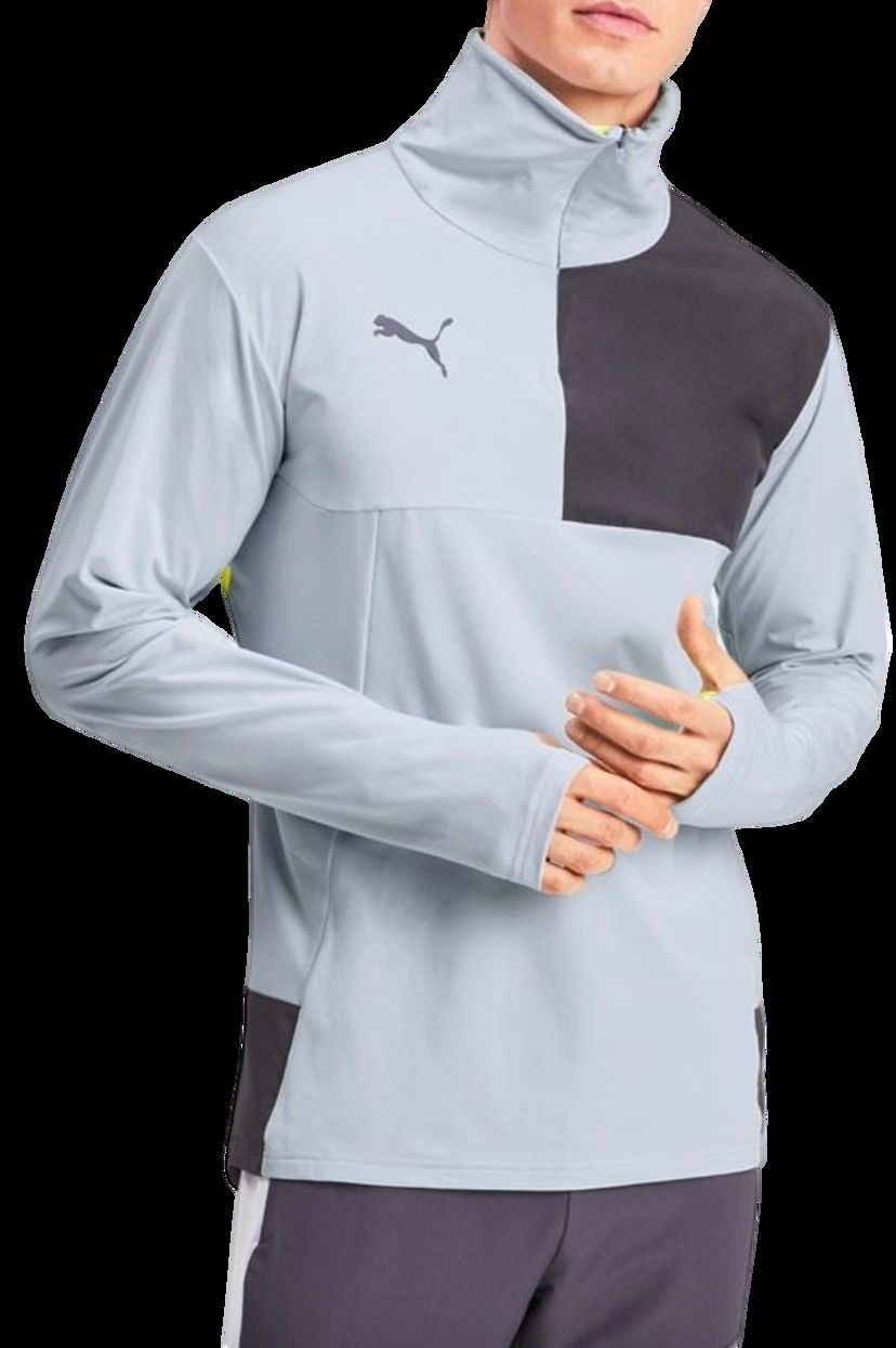 Mikina Puma 1/4 Zip Training Sweatshirt Šedá | 656450-002