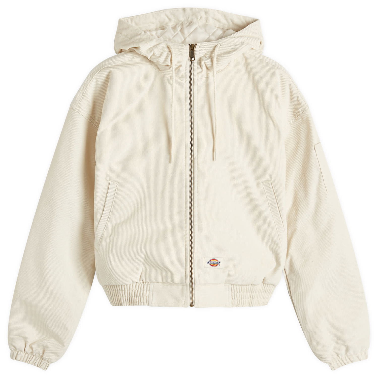 Bunda Dickies Women's Corduroy Hooded Jacket in Whitecap Gray, Size Large | END. Clothing Biela | DK0A4Z4H-100, 0