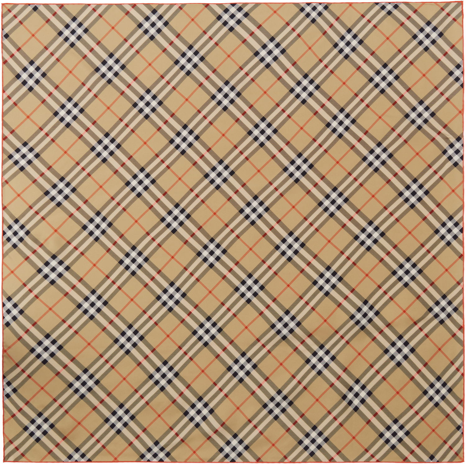 Šál Burberry Burberry Check Silk Scarf Béžová | 8088140, 0