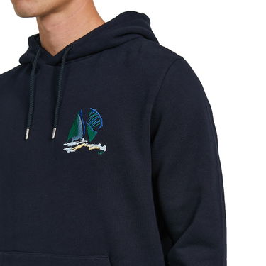 Mikina NORSE PROJECTS Vagn Hood Boat Embroidery Navy | N20-1300-7004, 2