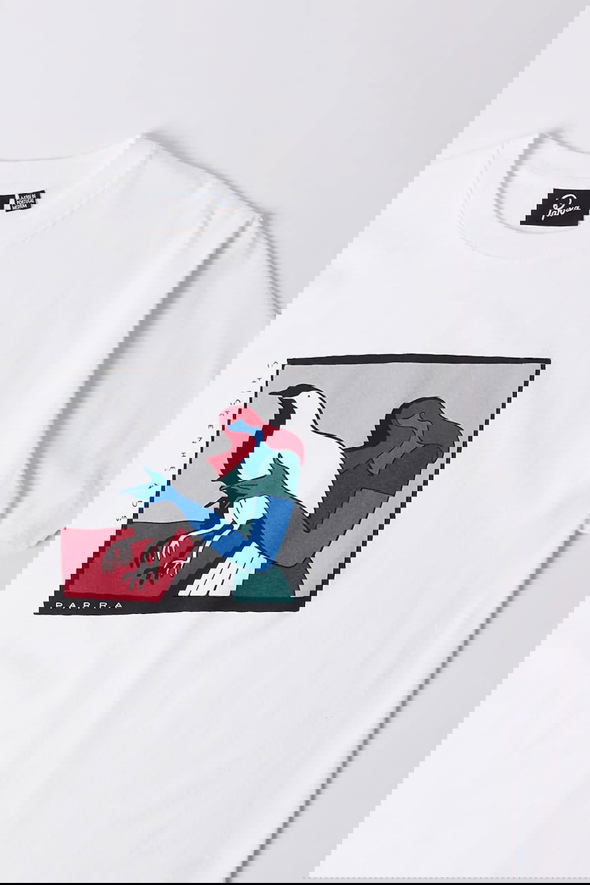 Tričko By Parra Parra Chicken Heads Graphic T-Shirt Biela | 53301, 1