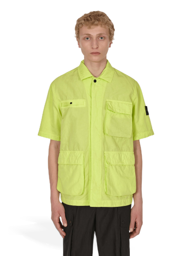 Košeľa Stone Island Garment Dyed Shirt Žltá | 761542406 V0031