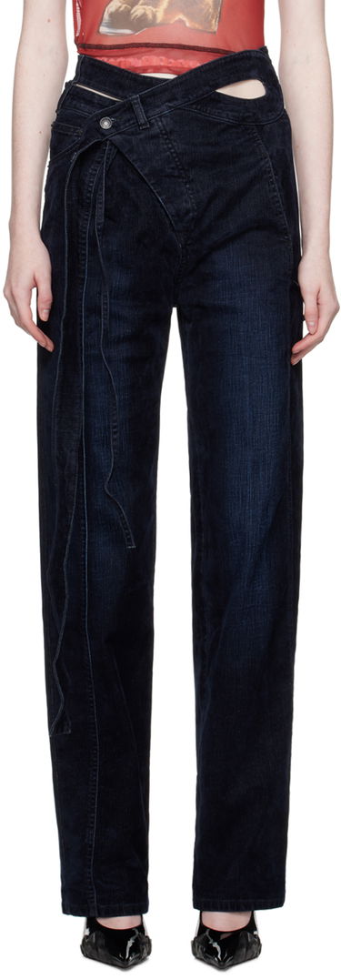 Džínsy Ottolinger Ottolinger Wrap Jeans Modrá | 1700211, 0