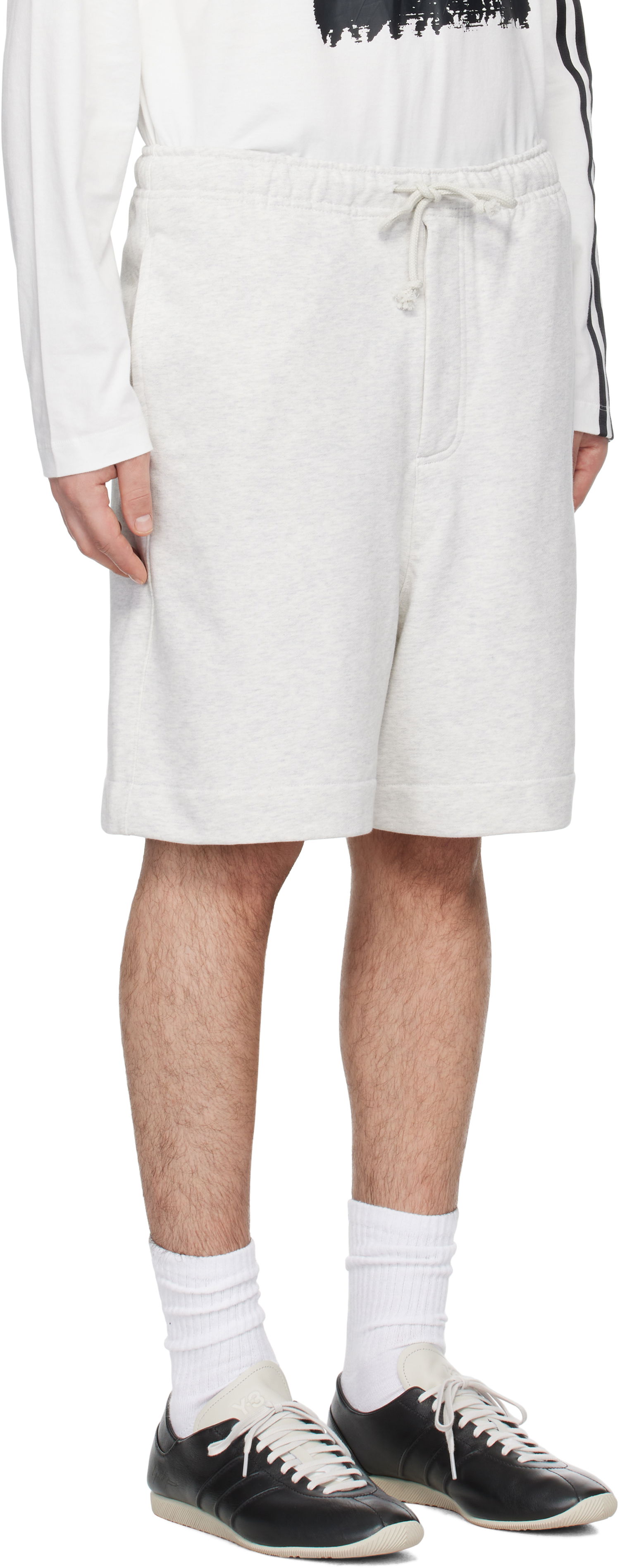 Šortky Y-3 Y-3 French Terry Shorts Šedá | JM7862, 1