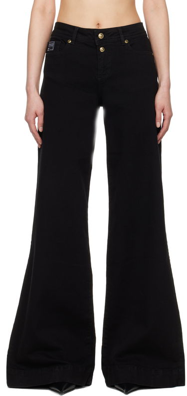 Džínsy Versace Versace Jeans Couture Flared Denim Pants Čierna | E78HAB561_ECDW00, 0