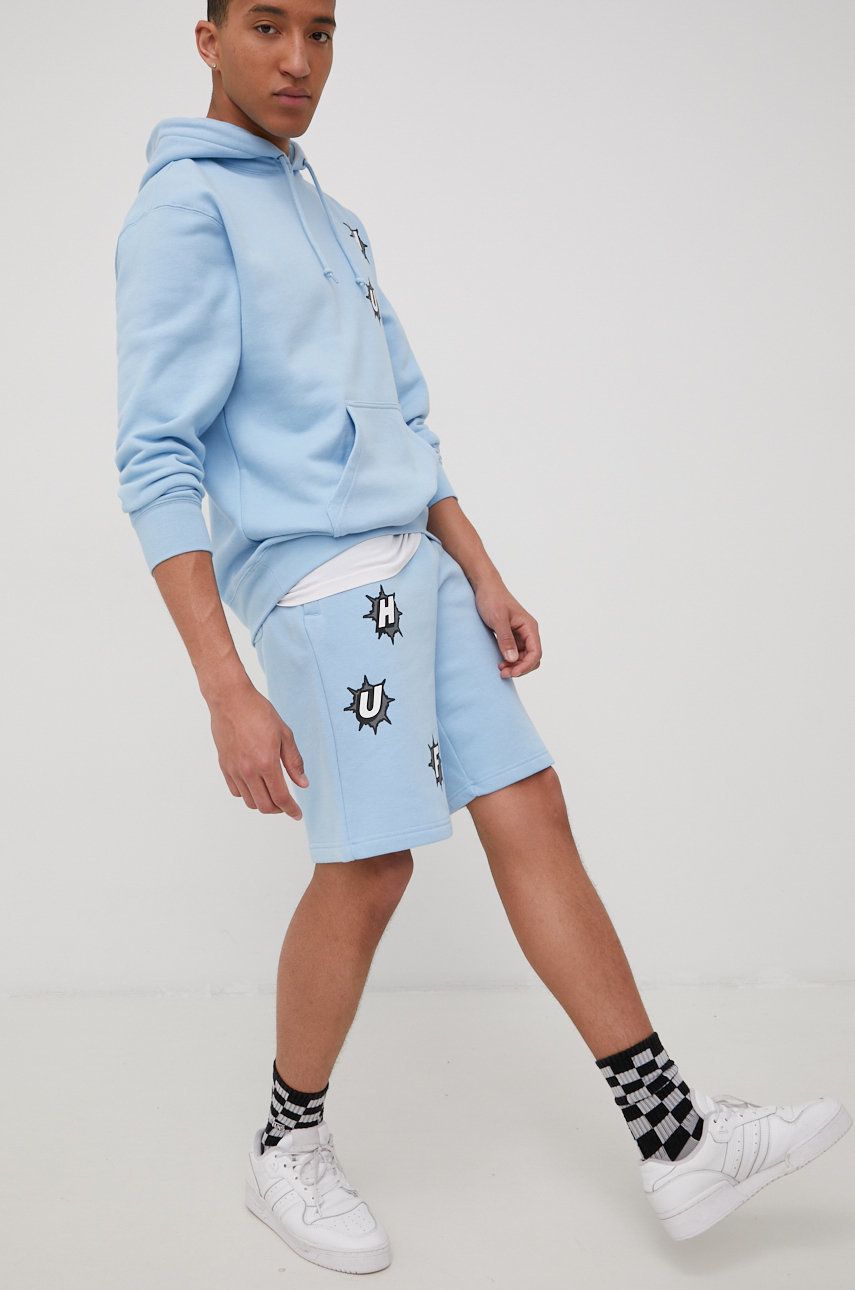 Šortky HUF Infinity Jewel Fleece Sweatshorts Modrá | pt00199.blue, 0