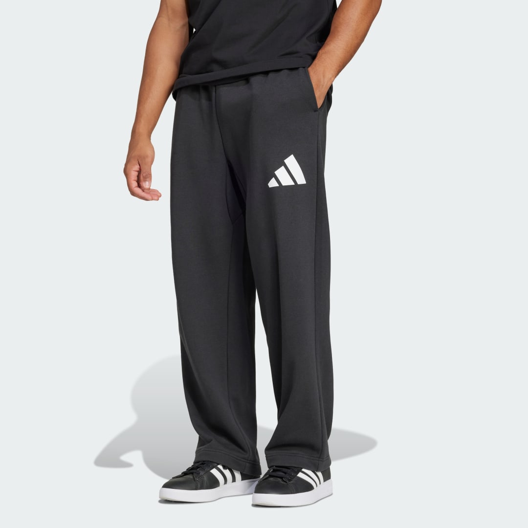 Tepláky adidas Performance Wide Leg Logo Joggers Čierna | JF3604, 0