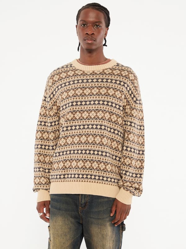 Eco Fairisle Knit Sweater