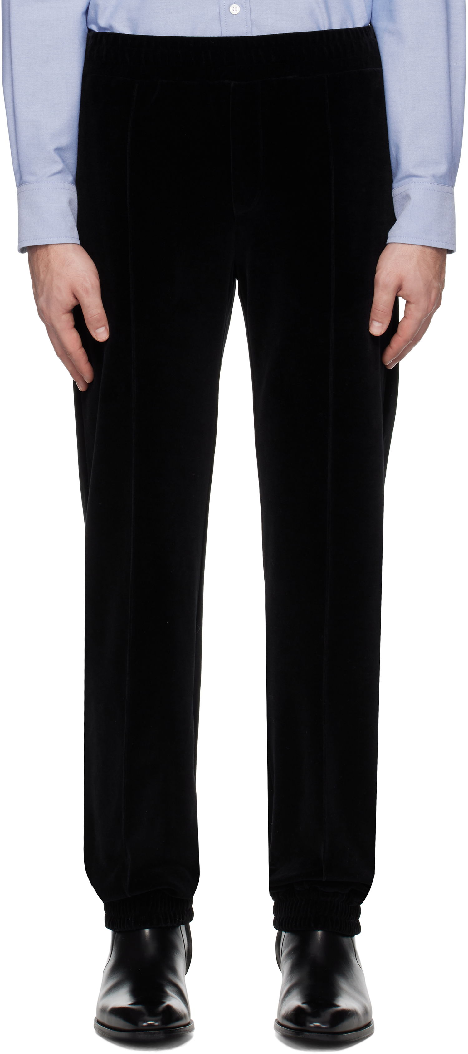 Nohavice Valentino 'Chez ' Patch Sweatpants Čierna | 6V3MD05AARD, 0