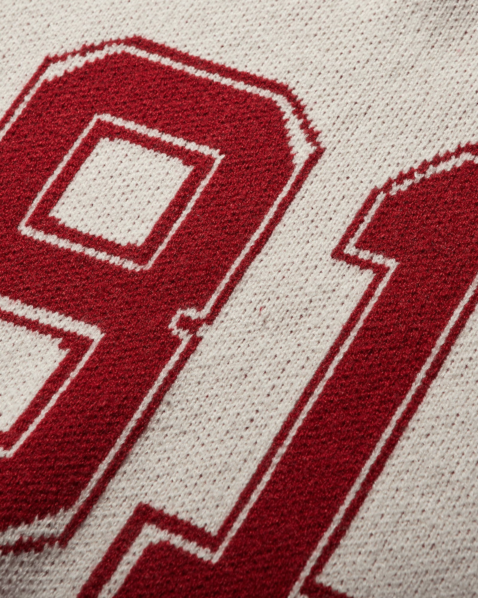 Football Jersey Sweater Petite Syrah / White