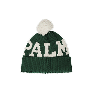 Kulicha Palm Angels Logo Pompon Beanie Zelené | PWLC011F22KNI0015501, 0