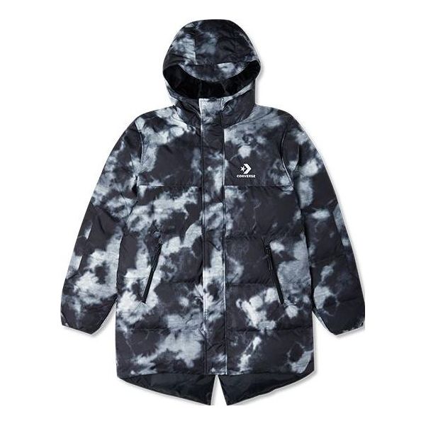 Parka Converse Printed Winter Down Jacket Čierna | 10024055-A01