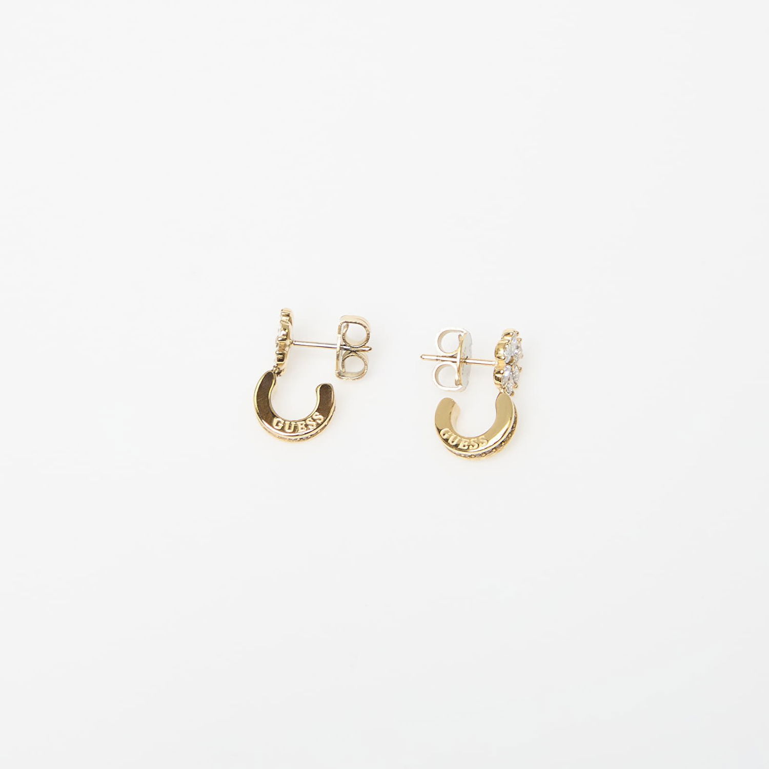 Náušnice GUESS Lily Floral Stone Stud Earrings Žltá | JUBE05110JWYG-GOLD, 1
