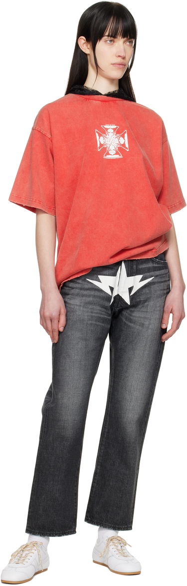 Džínsy BAPE Twin Sta Relaxed Fit Jeans Čierna | 001DPK801003M, 3