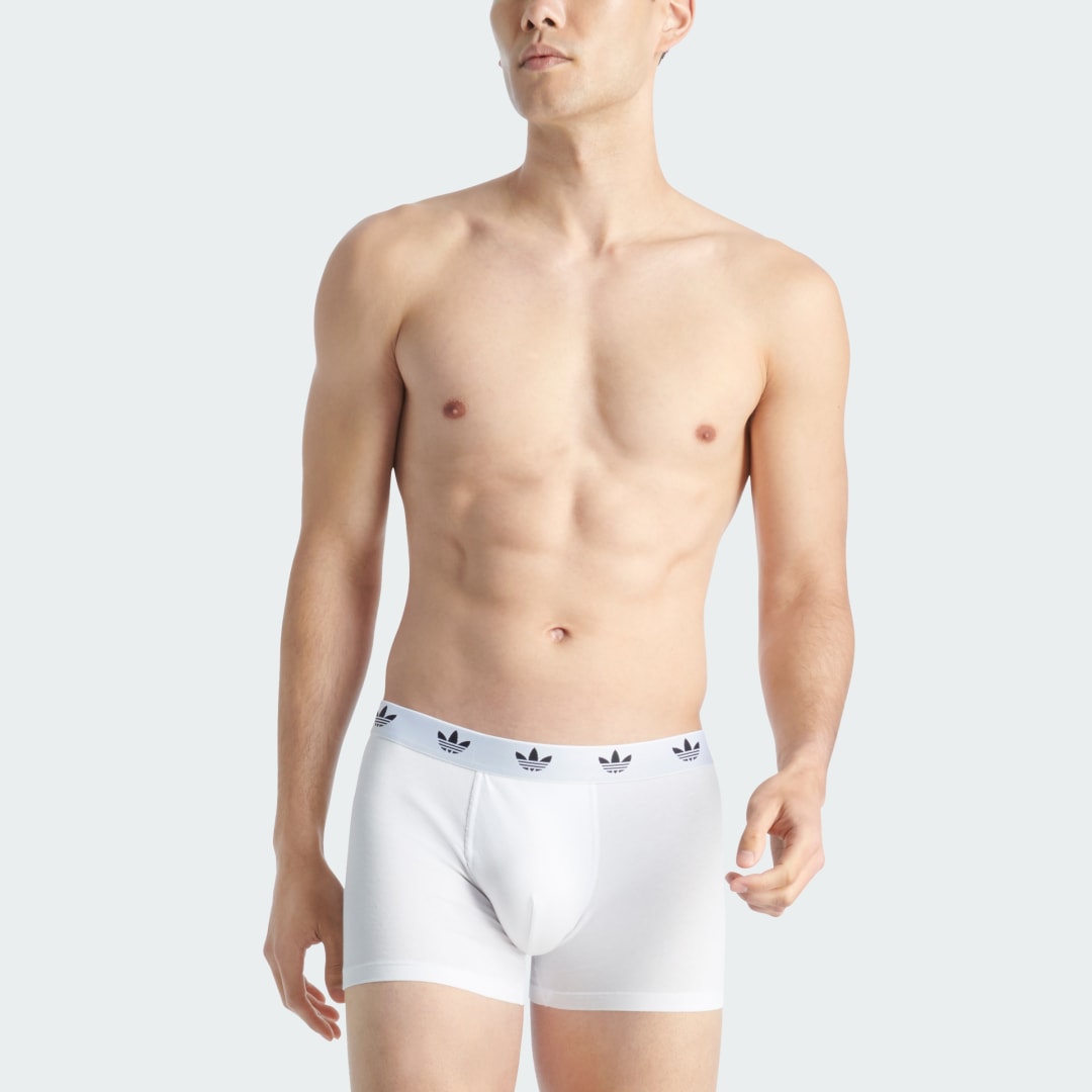 Boxerky adidas Performance Comfort Flex Cotton Trunk Underwear 3-Pack Biela | JK3869, 0