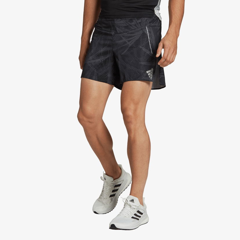 Šortky adidas Originals Printed Running Shorts Čierna | HF1690