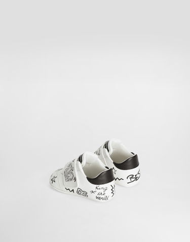 Doplnky Dolce & Gabbana Dolce & Gabbana Printed Nappa Leather Biela | DK0117AS827HWF57, 2