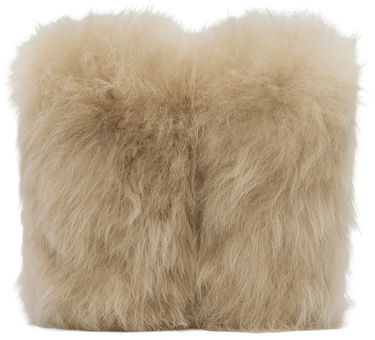 Oblečenie We11done We11done Fur Moccasin Boots Béžová | WD-AO2-24-459-W-BG, 1