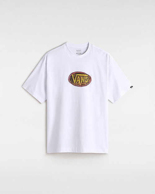 Tričko Vans Scribblex T-Shirt, Size L Biela | VN000NHWWHT, 0