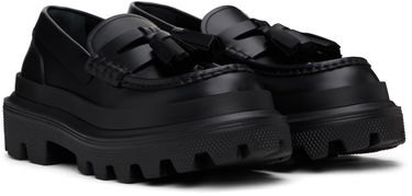 Tenisky a topánky Dolce & Gabbana Brushed Calfskin Loafers Čierna | A30262AB640, 3
