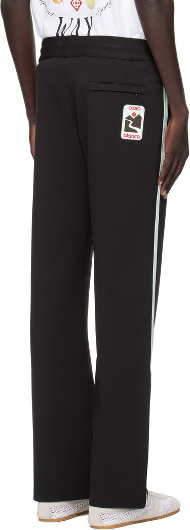 Tepláky Casablanca Casablanca Tech Nylon Trim Sweatpants Čierna | MPF25-JTR-267-01, 2