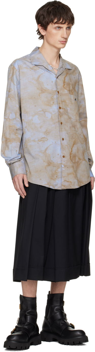 Košeľa Vivienne Westwood Vivienne Westwood Long Sleeve Camp Collar PJ Shirt with Stain Print Rôznofarebný | 35010023-LI002V-, 3