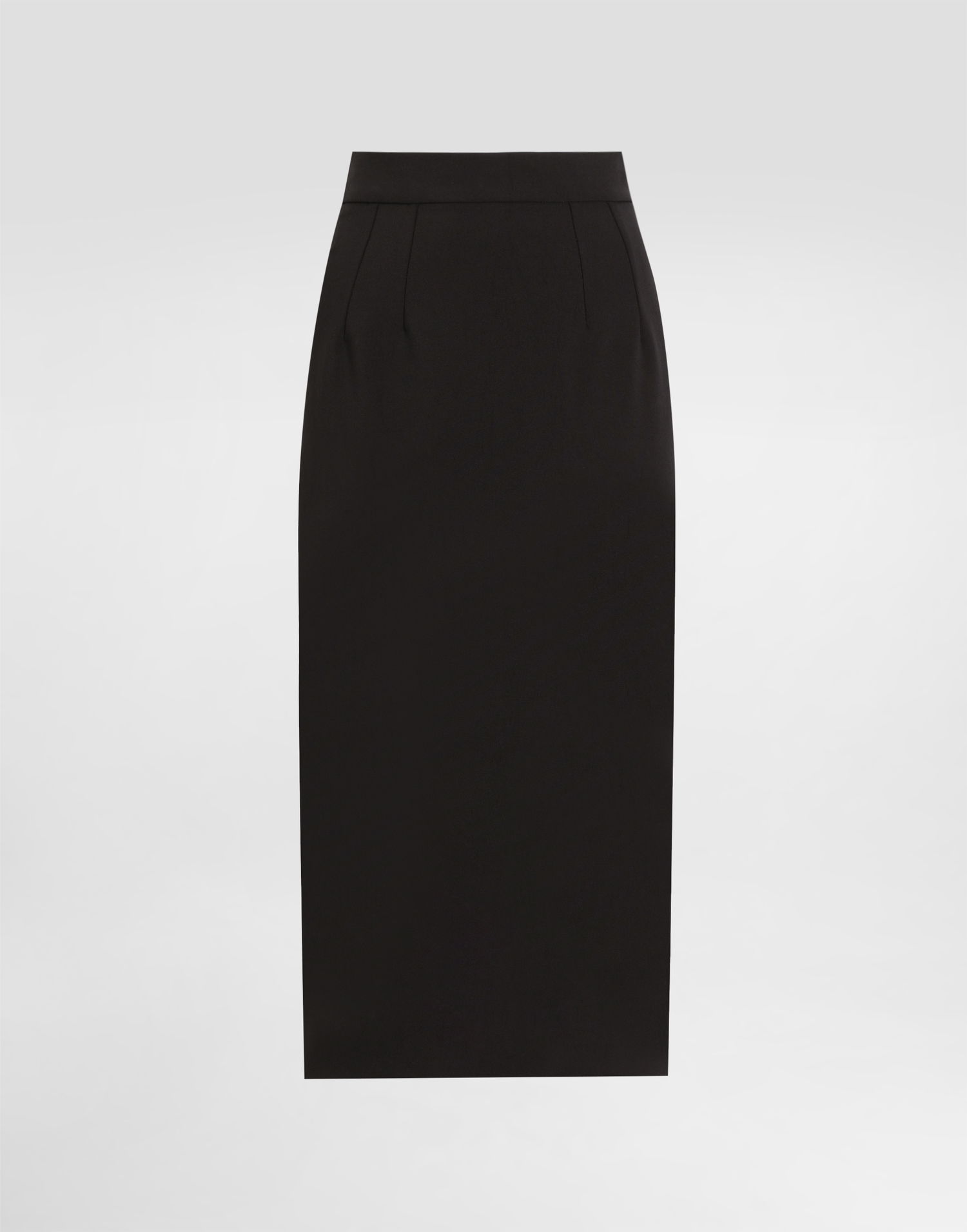 Sukňa Dolce & Gabbana Dolce & Gabbana Technical Cady Calf-Length Pencil Skirt Čierna | F4C5TTFUUC7N0000, 0