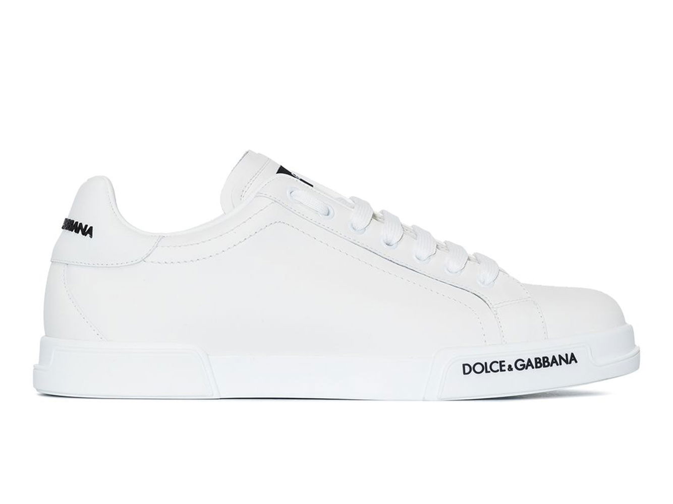 Tenisky a topánky Dolce & Gabbana Portofino Classic White Black Biela | CS1774AA335, 0