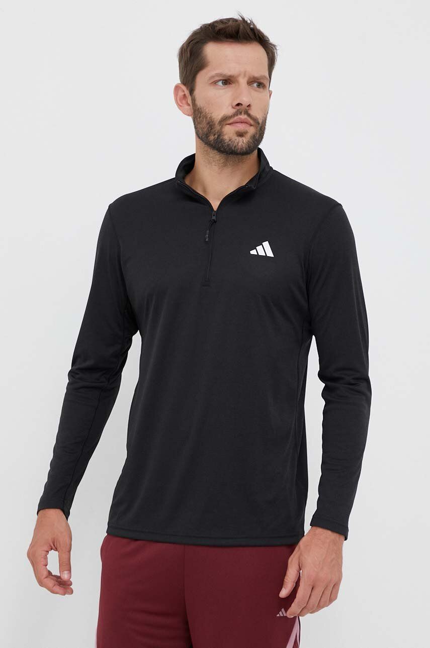 Mikina adidas Performance Train Essentials Seasonal Training 1/4-Zip Sweat Čierna | IJ9617, 0