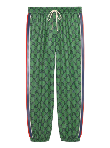 Tepláky Gucci GG Jersey Jogging Pant Zelené | 655146 XJDF0 3305
