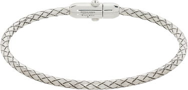 Náramok Bottega Veneta Bottega Veneta Intreccio Silver Bracelet Metalická | 838327V50708117, 0