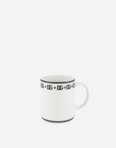 Home decor Dolce & Gabbana Dolce & Gabbana Logo-Print Porcelain Mug Biela | TC0140TCALHU0082, 0