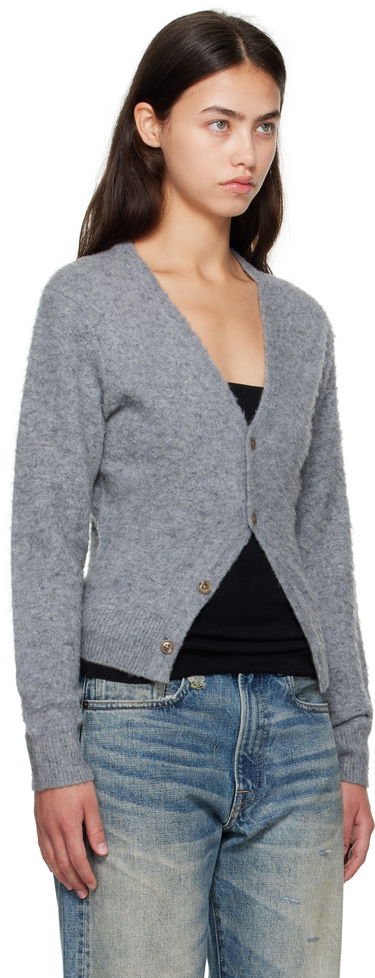 Sveter R13 R13 Split Hem Cardigan Šedá | R13WY291-Y212A, 1