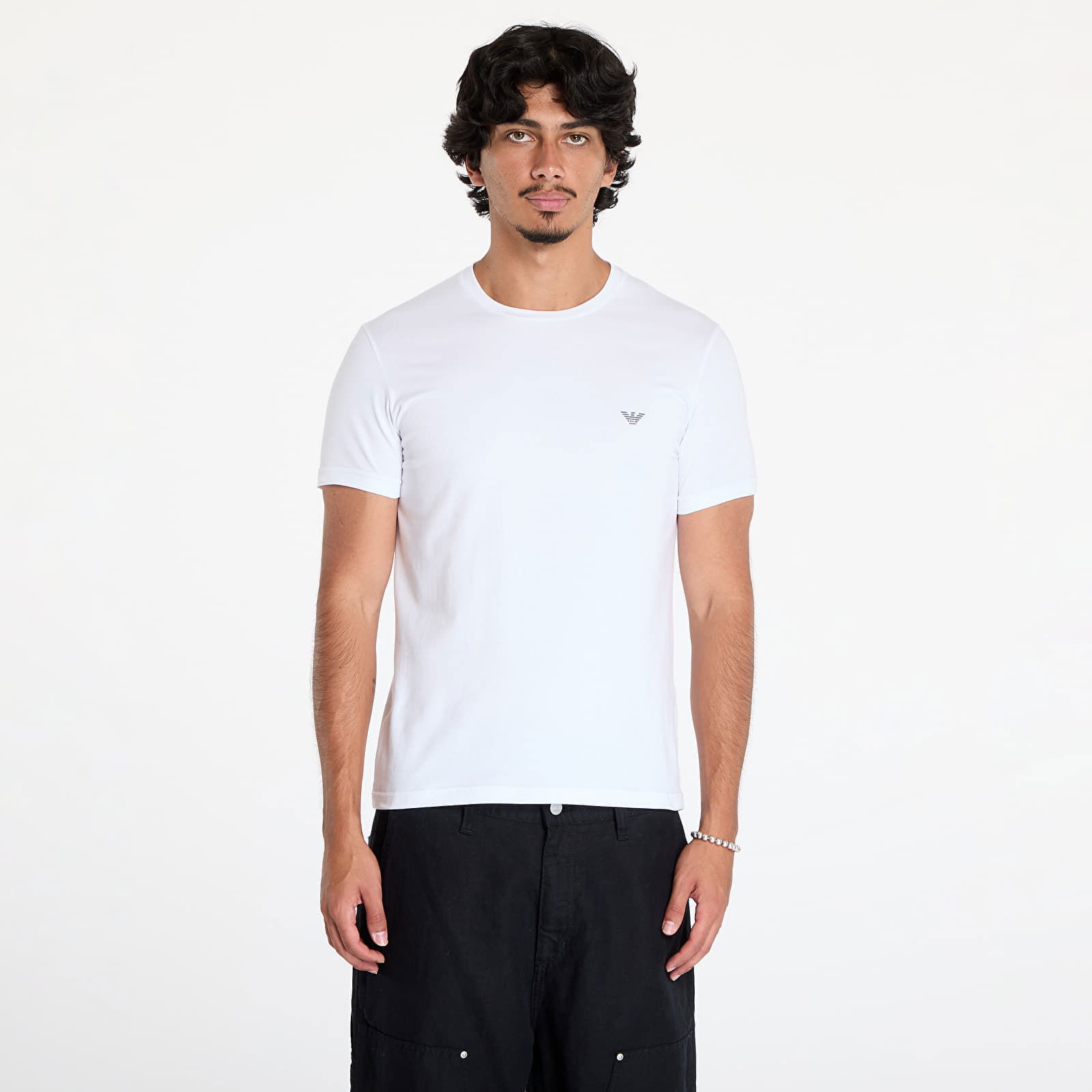 T-shirt EA7 Men's Knit T-Shirt 2-Pack Nero/ Bianco S