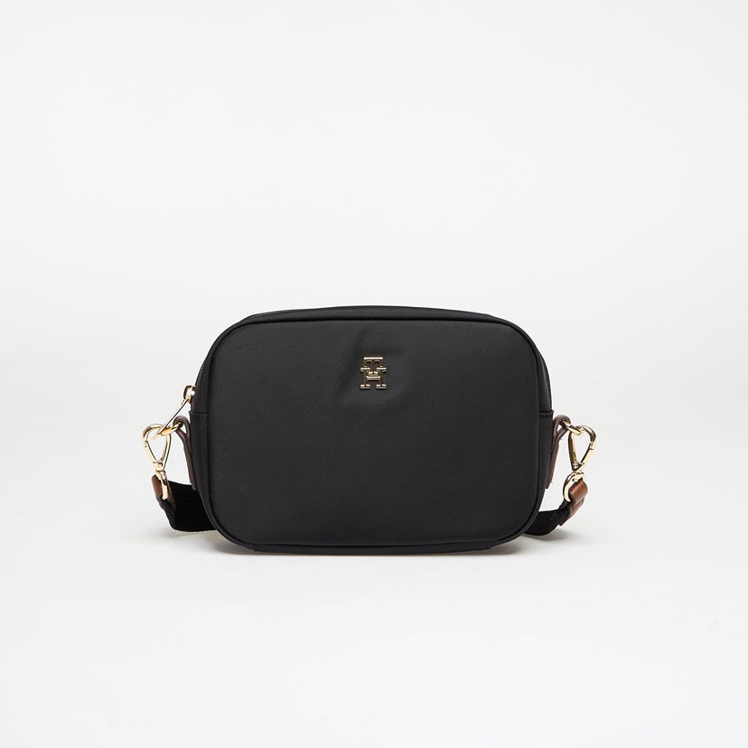 Taška cez rameno Tommy Hilfiger Tommy Hilfiger Popette Camera Bag Čierna | AW0AW17704-BDS