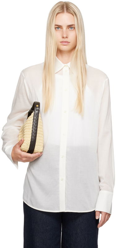 Košeľa TOTEME Women's Droptail Shirt Biela | 243-WRT2522-FB0238, 0