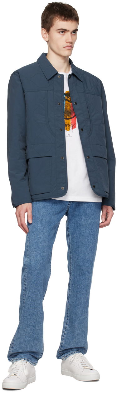 Prešívaná bunda Paul Smith PS Paul Smith Padded Jacket Modrá | M2R-312Y-L21814, 3
