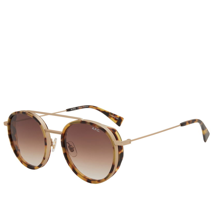 Slnečné okuliare A.P.C. Nico Sunglasses Hnedá | ACABF-M75008-CAD