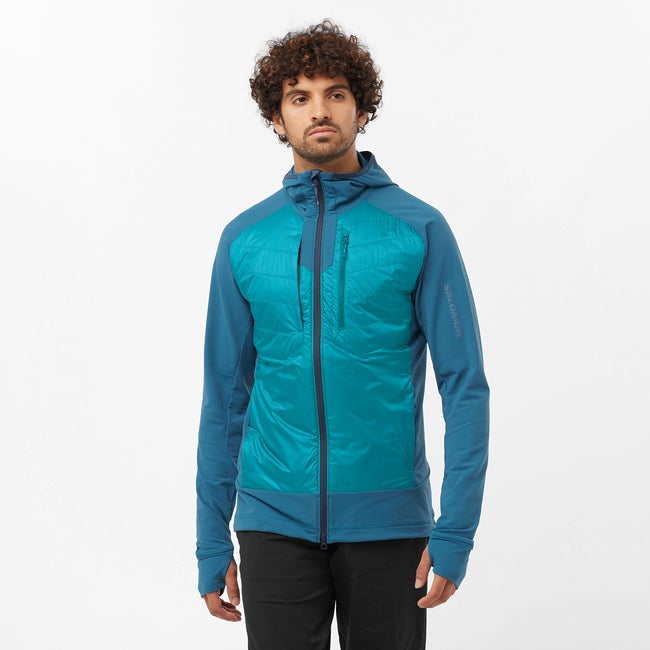 Vetrovka Salomon Hybrid Insulated Jacket Modrá | LC2215600, 0