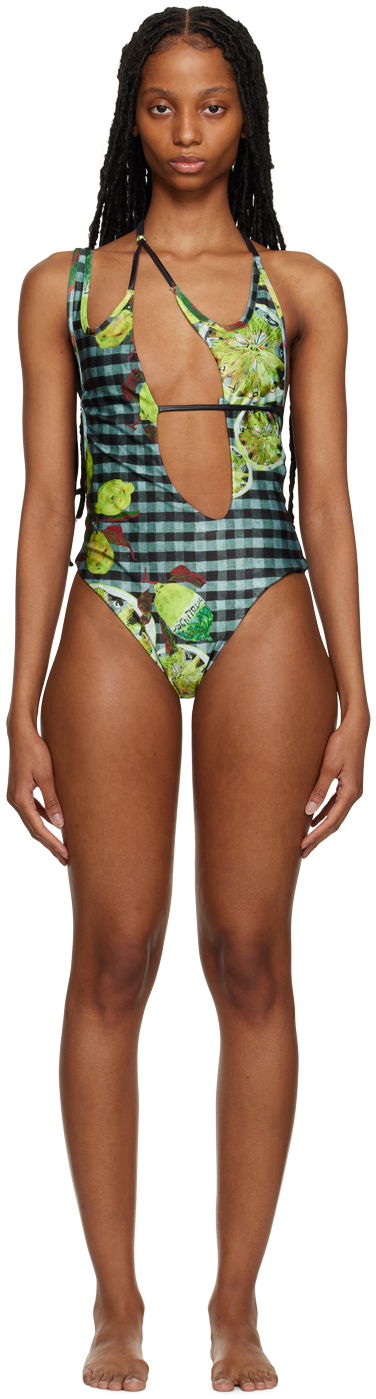 Plavky Ottolinger Ottolinger Laced One-Piece Swimsuit Rôznofarebný | 301106, 0
