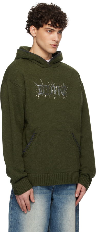 Mikina Dime Wool Hoodie Zelené | DIMEHO2412ARM, 1