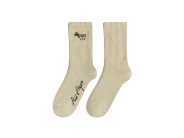 Ponožky AXEL ARIGATO Wes Embroidered Socks Béžová | X2245001, 0