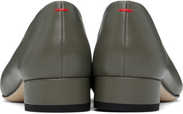 Oblečenie Aeyde Aeyde Delia Leather Ballerina Flats Zelené | A11-FL-GLVR25BL18-FW24-1007-007, 1