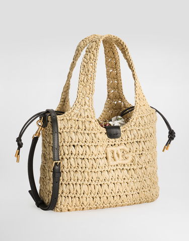 Tote bag Dolce & Gabbana Dolce & Gabbana Raffia Crochet Shopping Bag Béžová | BB7750A6A578Z869, 1