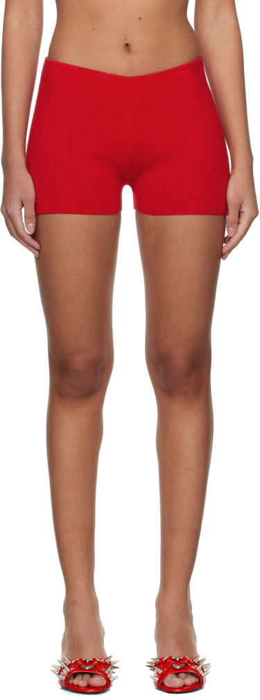 Šortky GUIZIO Guizio Rib Knit Hot Shorts Červená | R24604S011, 0