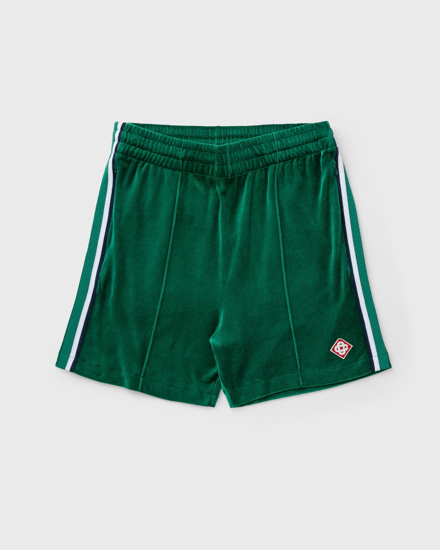 Šortky Casablanca MENS VELOUR SHORTS Zelené | MPF24-JTR-193-01, 0