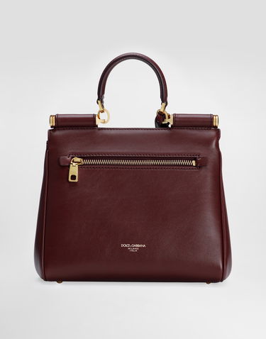 Kabelka Dolce & Gabbana Dolce & Gabbana My Sicily Leather Top Handle Bag Vínová | BB7781B732180346, 1