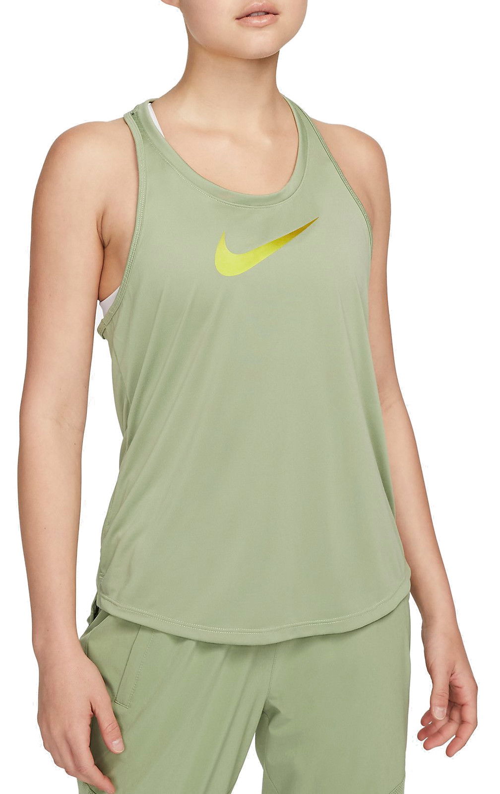 Tielko Nike Dri-FIT One Swoosh Tank Top Zelené | dx1027-386, 0