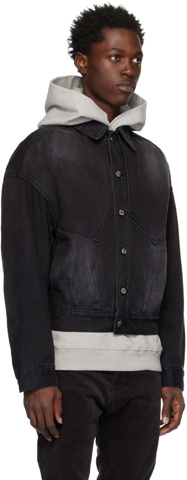 Bunda We11done We11done Relaxed-Fit Denim Jacket Čierna | WD-DJ3-22-303-U-BK, 1
